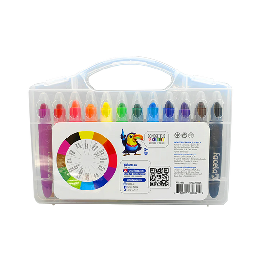 Crayones de Gel facela 12 UNIDADES