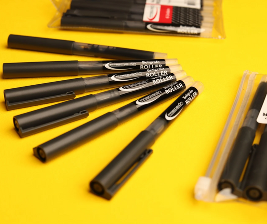 BOLIGRAFO PRESICION ROLLER NEGRO 6 UNID