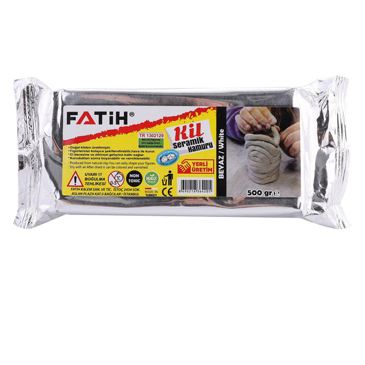 Arcilla natural Fatih blanca 500 gr