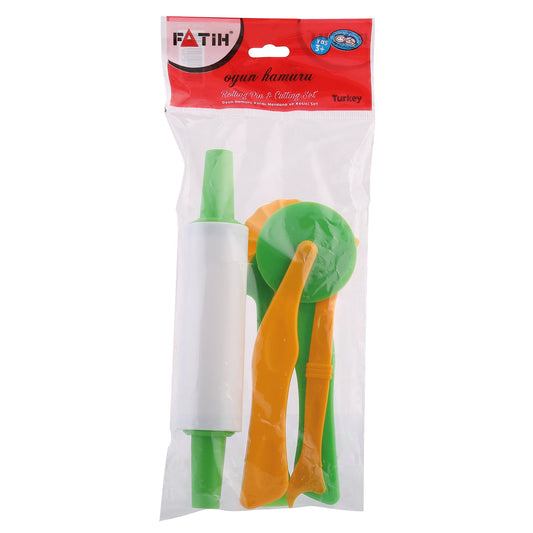 Herramientas para masa moldeable Fatih (Set de corte y rodillo)