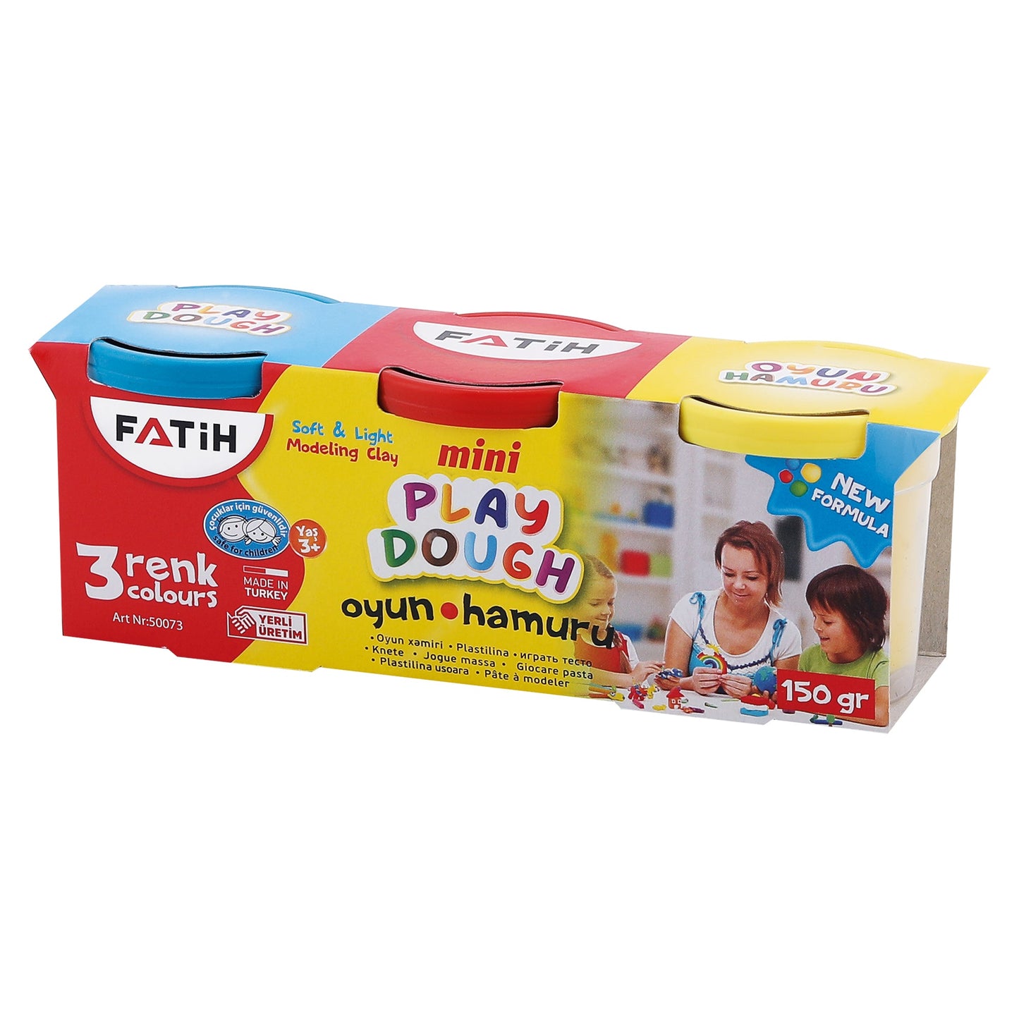 Play dough Mini 3 piezas 150gr