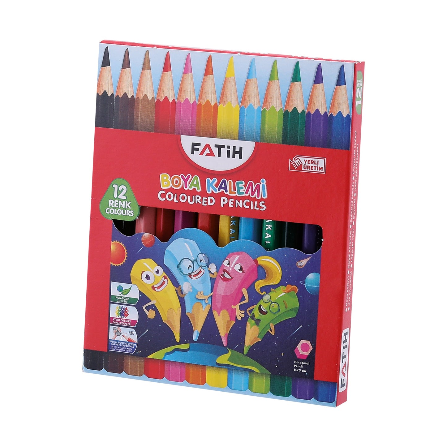 Crayones cortos 12 colores