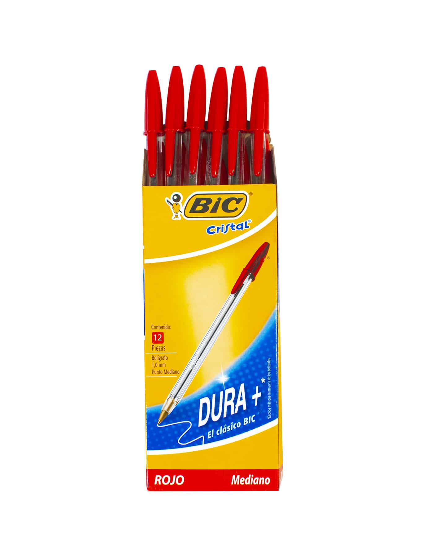 BOLIGRAFO BIC CAJA 12 UNIDADES COLORES