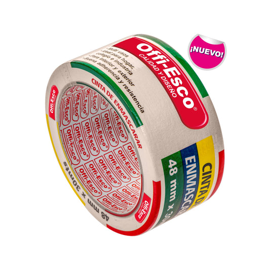 Cinta de enmascarar (maskin tape) 48 mm x 30 mts OE-40X30