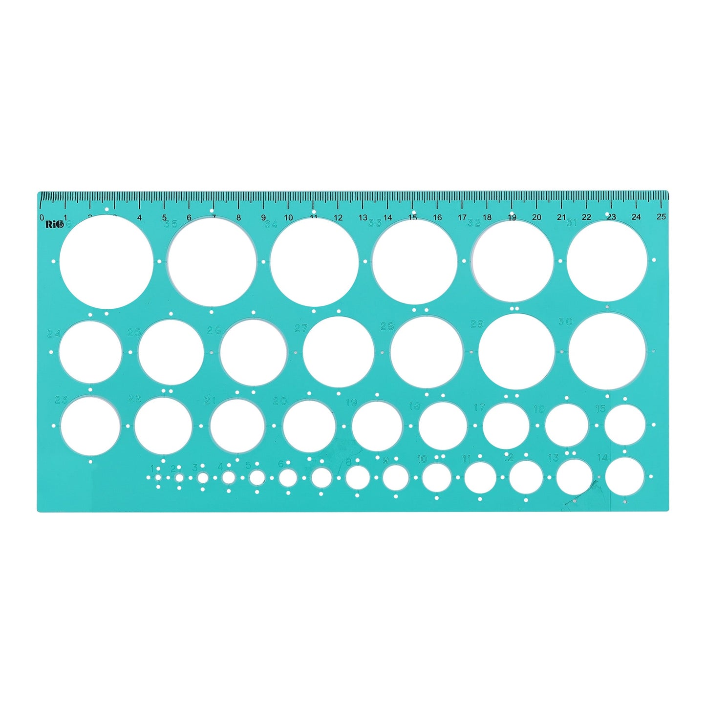 Plantilla de círculos Rio (1-36mm)