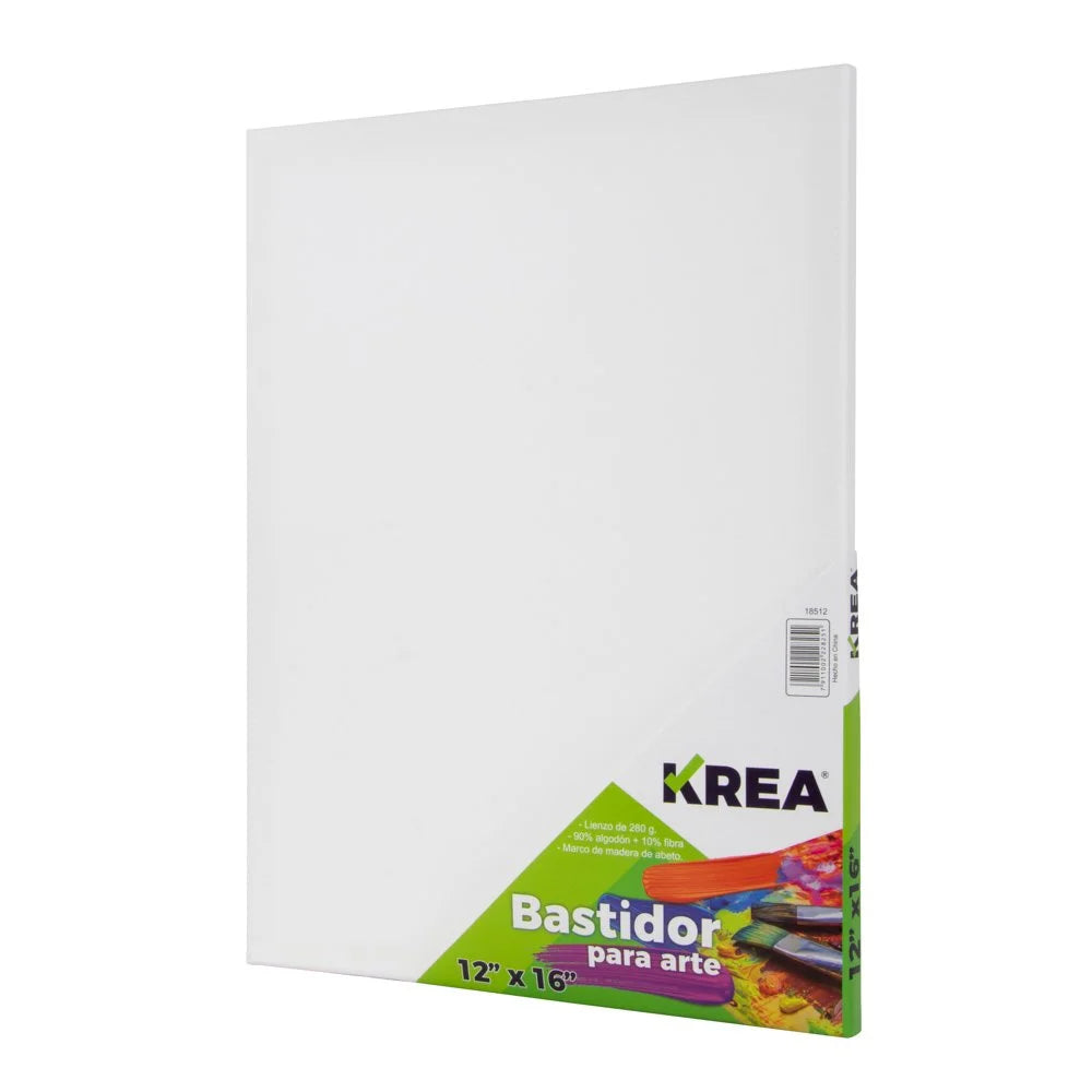 BASTIDOR KREA 12X16" LIENZO PARA PINTAR