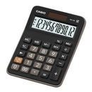 CALCULADORA DE ESCRITORIO CASIO MX-12B-BK 12D NEGRO