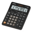 CALCULADORA DE ESCRITORIO CASIO GX-12B-BK-W-DC 12D