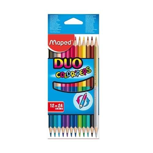 CRAYON MAPED TRIANGULAR DUO BICOLOR LARGO 12/24