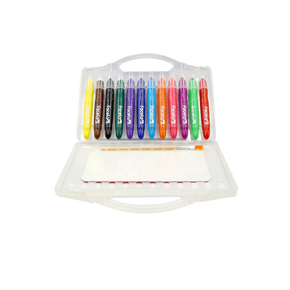 Crayones de Gel facela 12 UNIDADES
