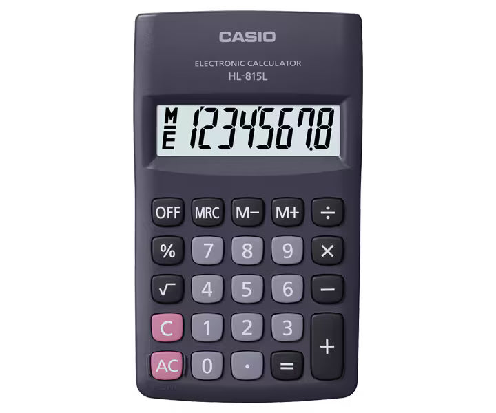 Calculadoras prácticas Tipo Portátil HL-815L-BK