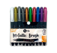 MARCADOR BE ART METALICO BRUSH 10 COL