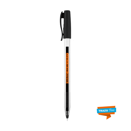 Bolígrafo semi gel 0.7 m OE-071F TRIANGULAR NEGRO UNIDAD
