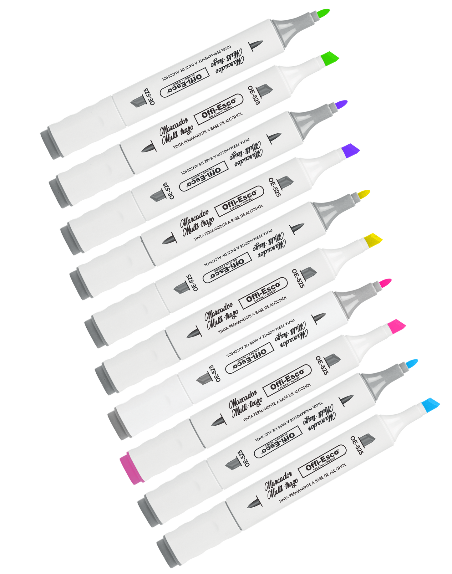 Marcador permanente multi-trazo x 80 Unds OE-525-80