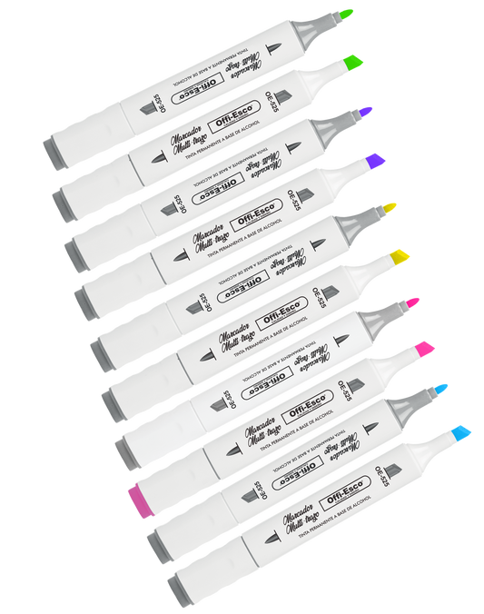 Marcador permanente multi-trazo x 60 Unds OE-525-60