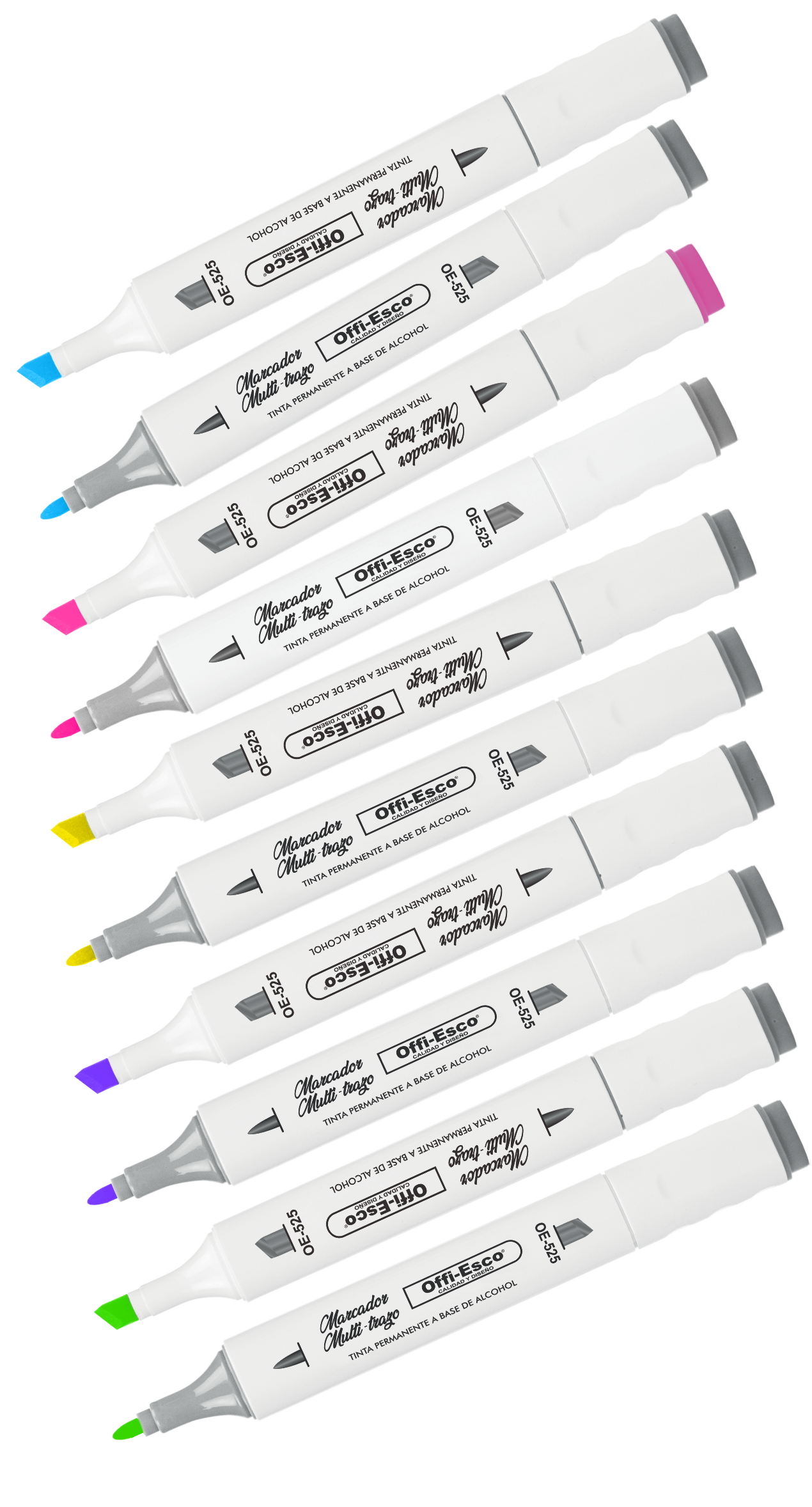 Marcador permanente multi-trazo x 60 Unds OE-525-60