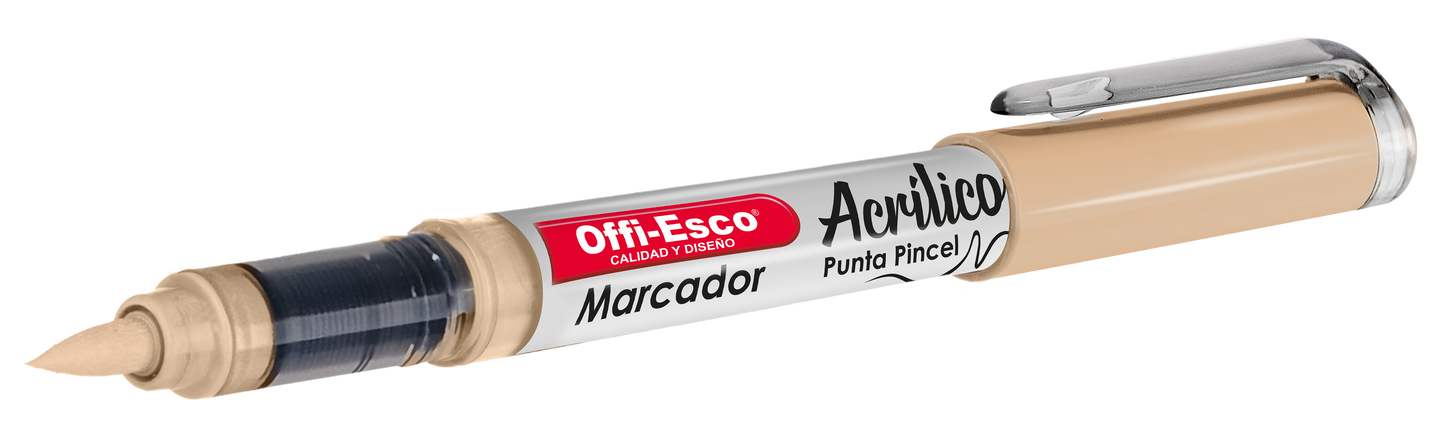 Marcadores Acrílicos Punta Pincel OE-581-12
