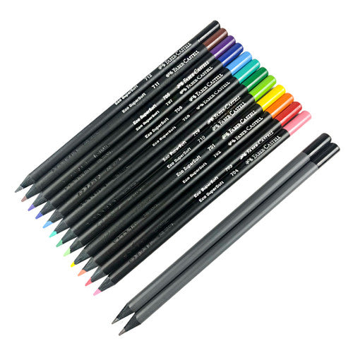 CRAYON DE MADERA FABER CASTELL SUPERSOFT 12 COLORES