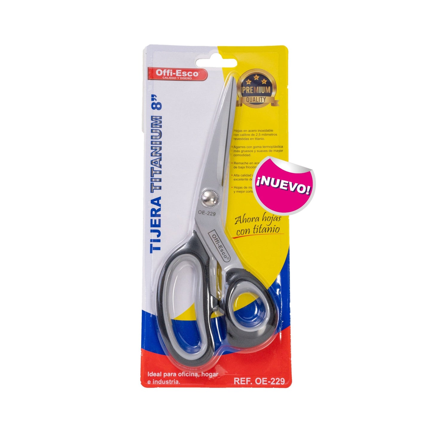 TIJERA DE OFICINA 8.0" TITANIUM P100 OE-229