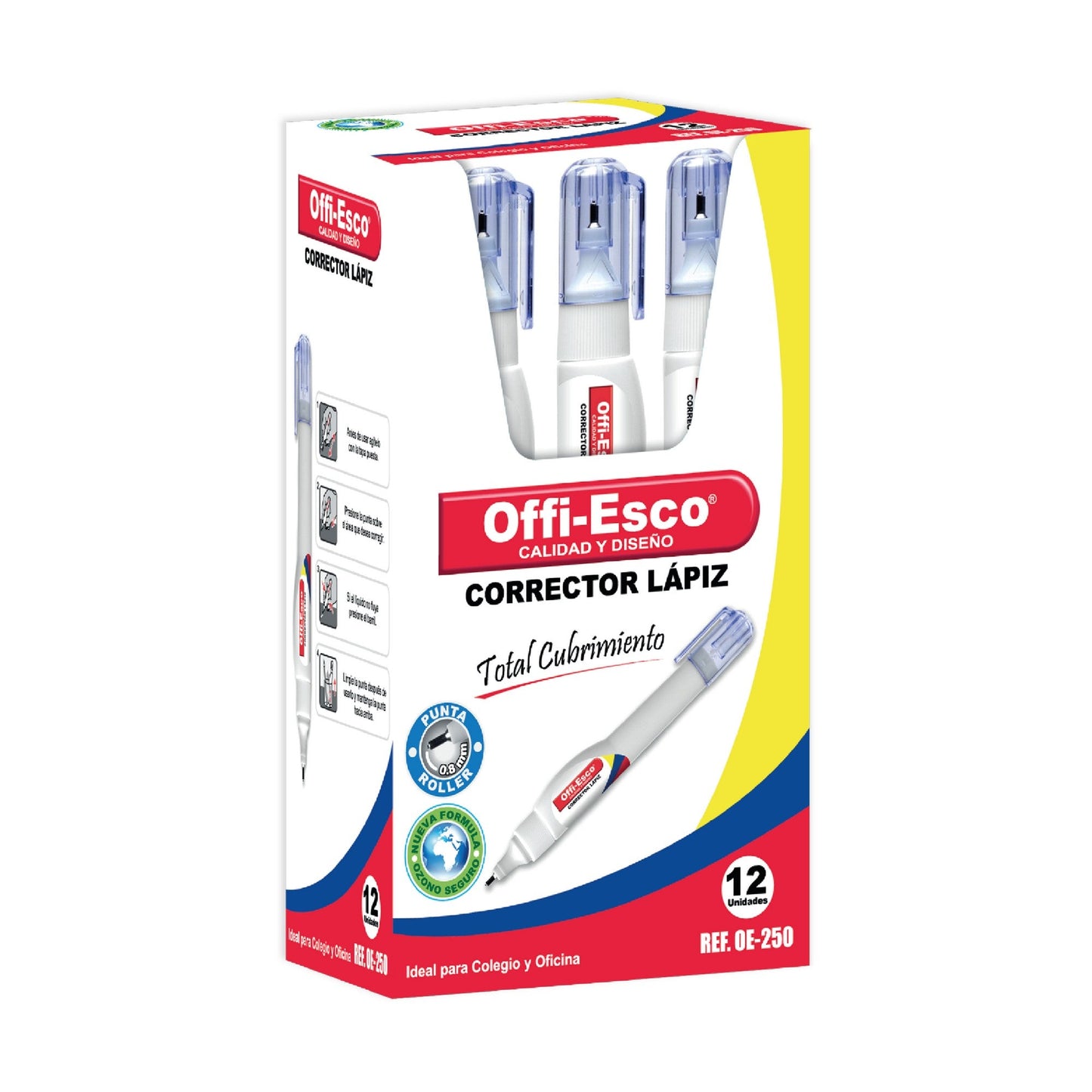 Corrector lápiz contenido 8 ml OE-250 UNIDAD