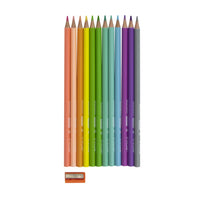 CRAYON Y-PLUS PC200100 12 COLORES PASTEL LARGO