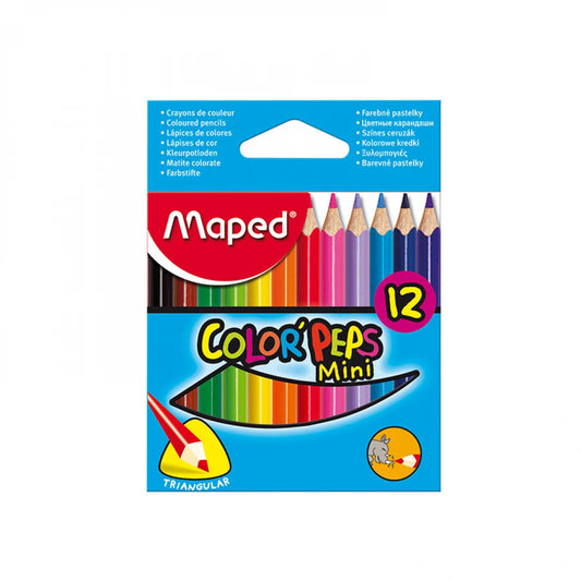 CRAYON MAPED COLOR PEPS CORTO 12 COLORES