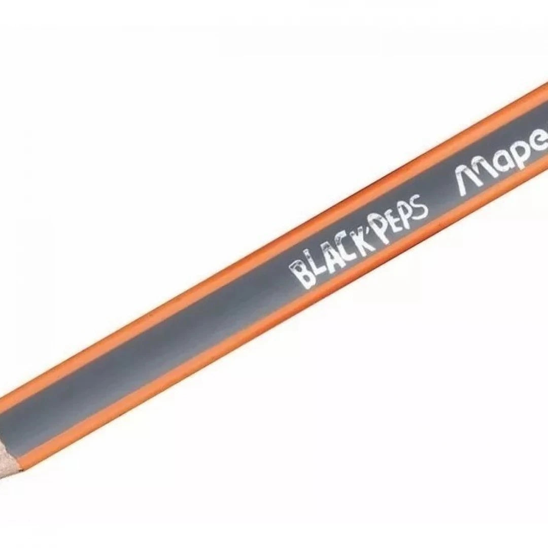 LAPIZ MAPED HB=2 TRIANGULAR NEGRO/NARANJA