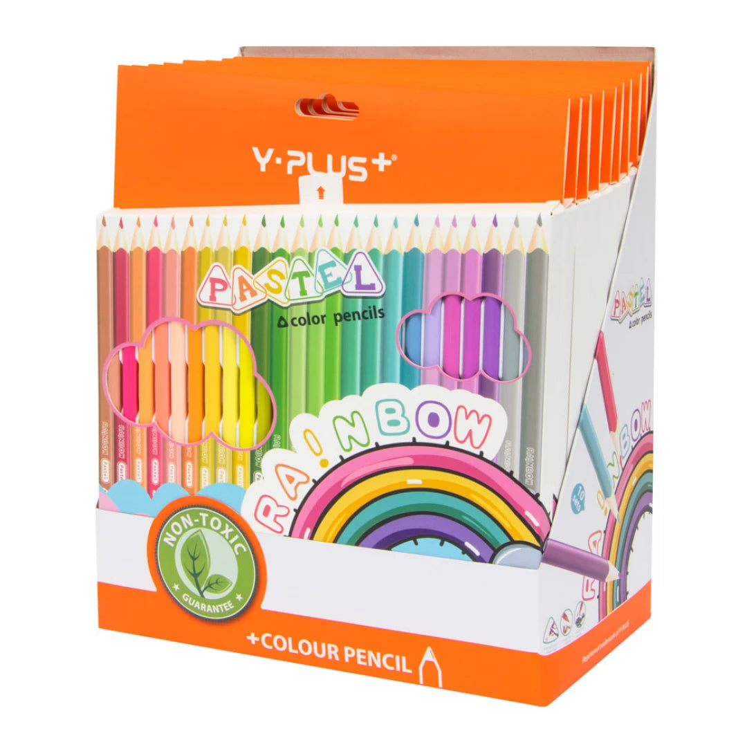 CRAYON Y-PLUS PC200200 24 COLORES PASTEL LARGO